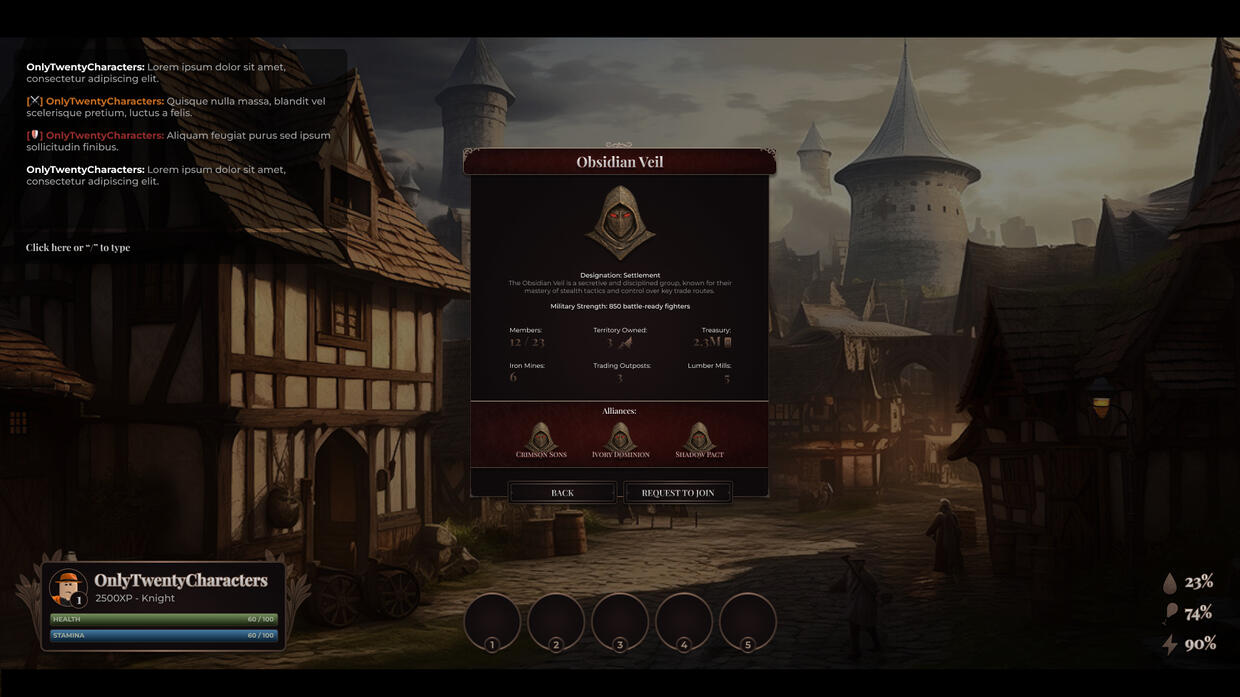 ROBLOX Edo Shoguns Legacy Game User Interface Design ROBLOX Edo Shoguns Legacy Game User Interface Design