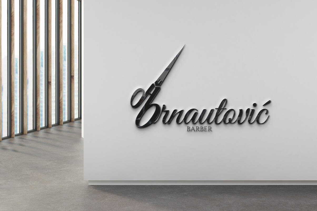 Untitled Arnautovic Barber Logo Design