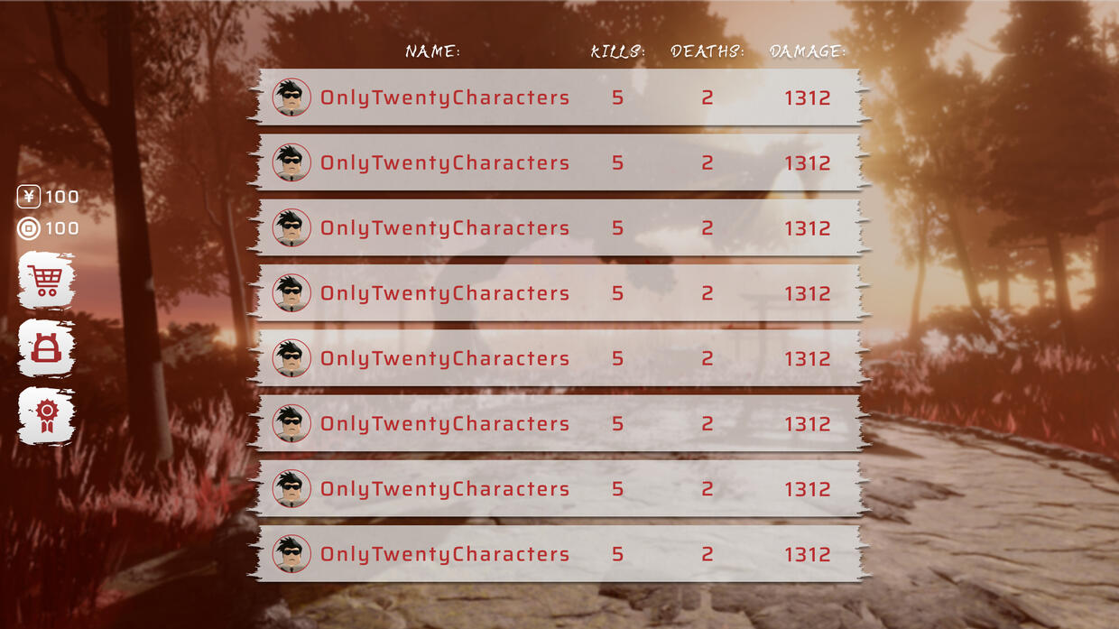 ROBLOX Edo Shoguns Legacy Game User Interface Design ROBLOX Edo Shoguns Legacy Game User Interface Design
