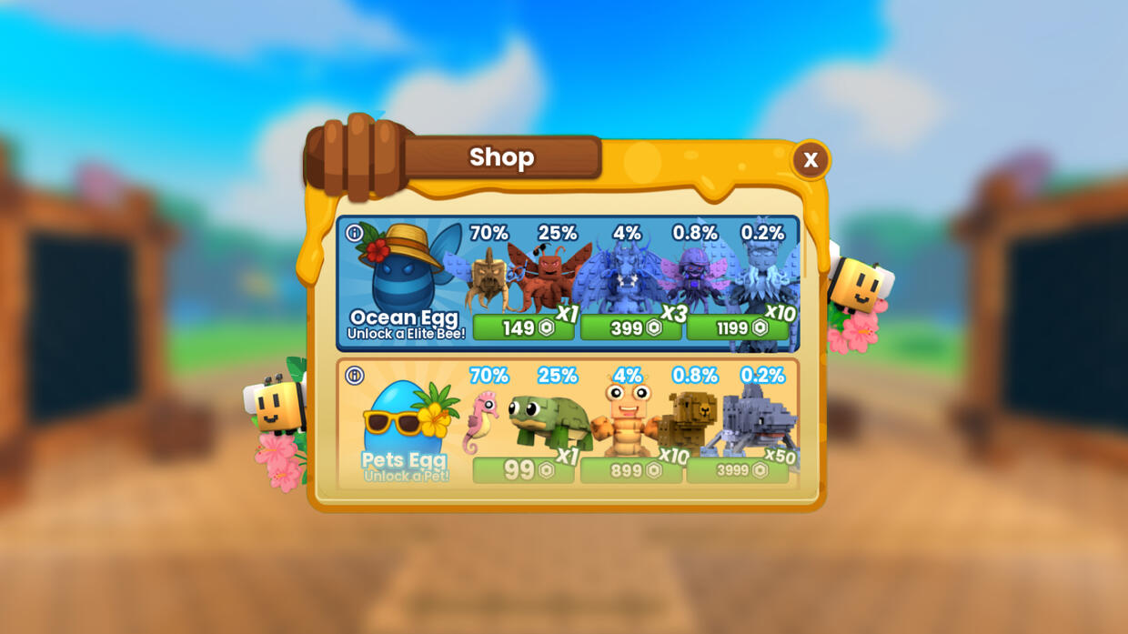 ROBLOX Catch a Bee Roblox Game UI User Interface Design ROBLOX Catch a Bee Roblox Game UI User Interface Design