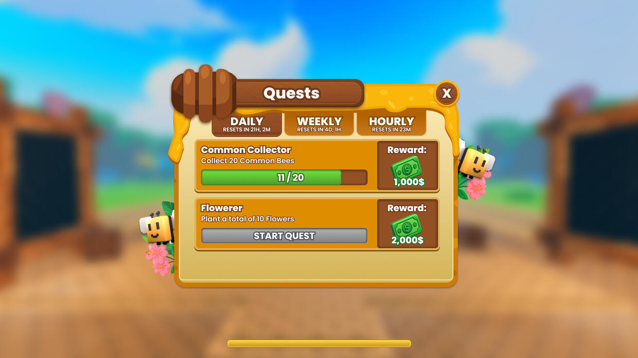 ROBLOX Catch a Bee Roblox Game UI User Interface Design ROBLOX Catch a Bee Roblox Game UI User Interface Design